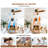 52'' 3-Blade Sand Nickle Modern Celling Fan With Led Light and Remote Control-1793707482