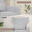 Fauteuil d'appoint Mid-Century rembourré en tissu de velours-1251940252