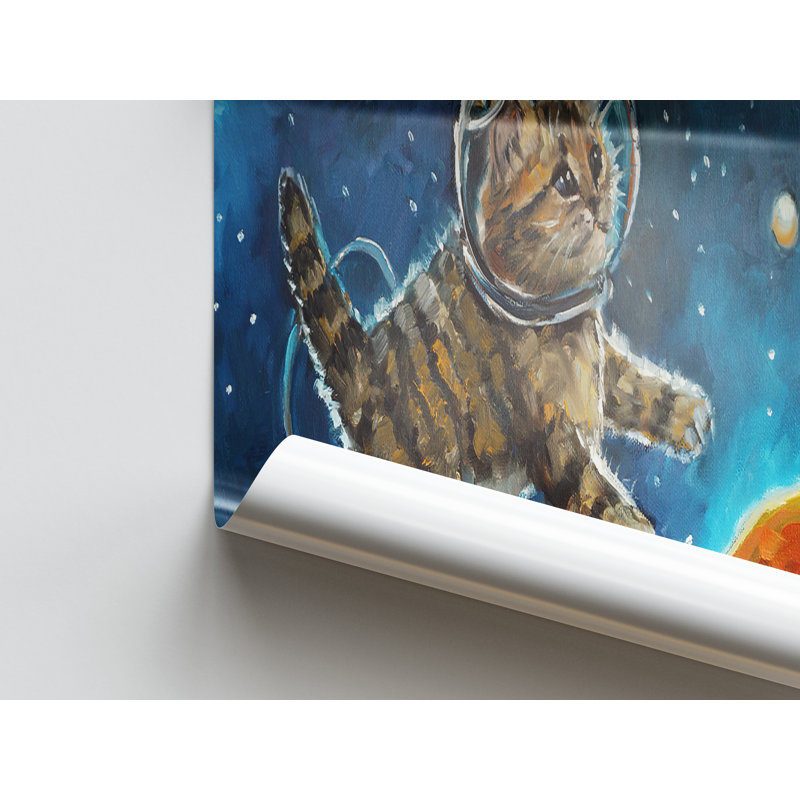 Print on Canvas, 20 cm H x 30 cm W, Black Floater Framed