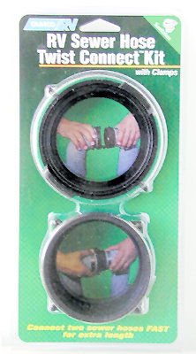RV Sewer Hose Twist Connect Kit