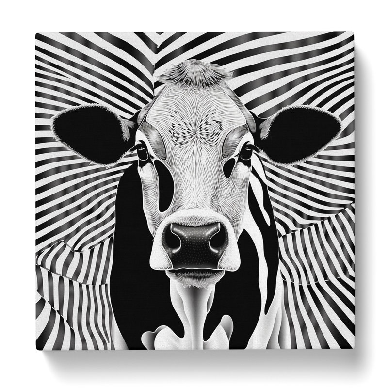 Cow Op Art - Print