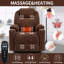 Fauteuil inclinable en chenille recouvert de tissu Power Lift-650691776