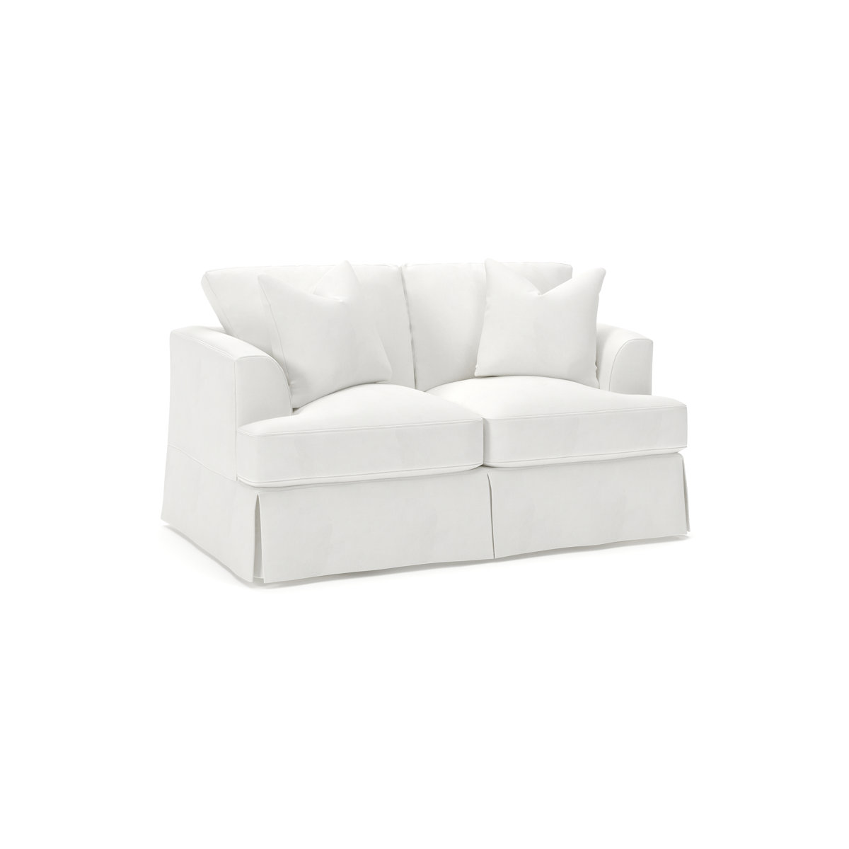 Lucia Recessed Arm Loveseat - Thumbnail 2