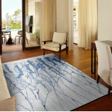 Banford Viscose Abstract Indoor Rug