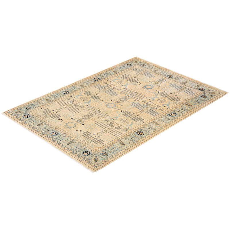 Classic One-of-a-Kind 6' 2" X 8' 9" Hand Knotted Area Rug