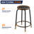 Adjustable Height Tempered Glass Steel Drafting Table