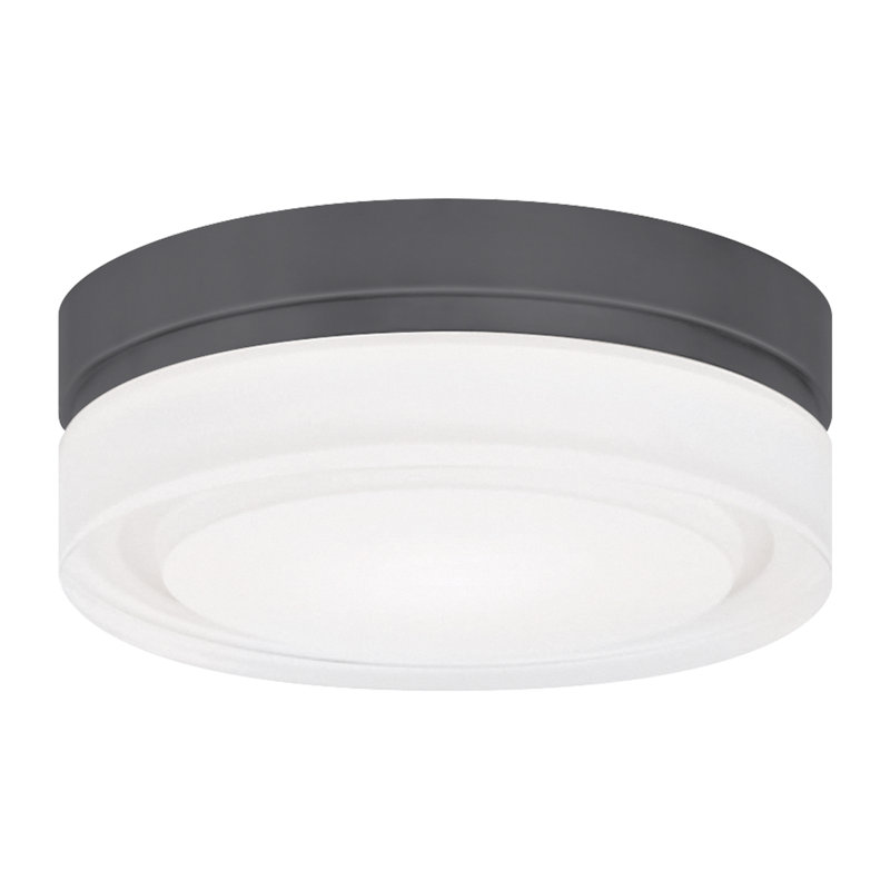 Cirque LED Outdoor Flush Mount, Gray