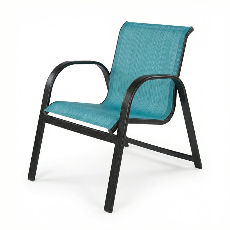 Chaise avec accoudoirs, Harnais Dupioni Lagoon / granit