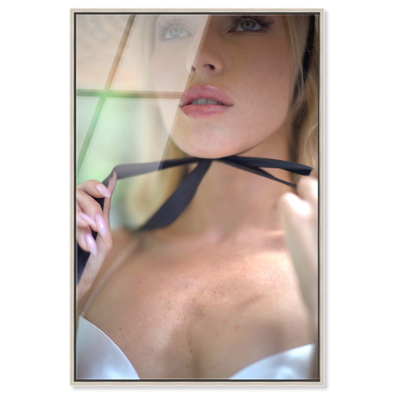 Yours Forever Canvas Fashion Print by Oliver Gal, Black Frame, 10 x 15, 31"H x 21"W, Silver Frame
