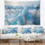Tapisserie paysage paysage bleu glacier-28486426