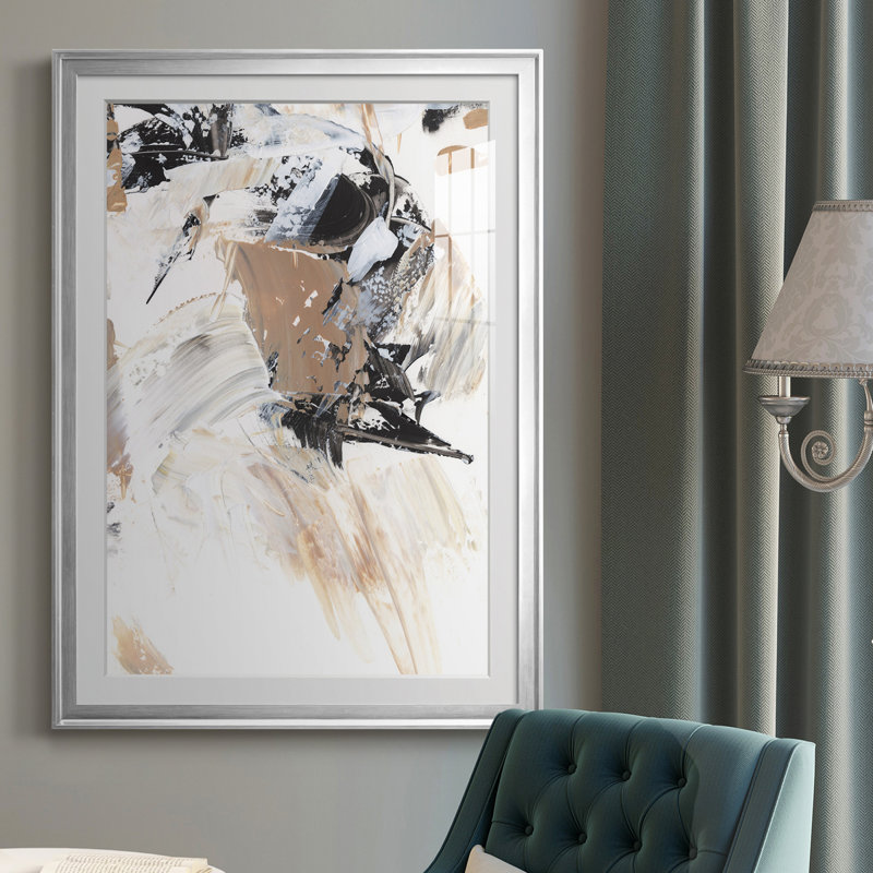 Ruckus II, reproduction encadrée de qualité supérieure - prête à être accrochée, H 42,5 po x l 30,5 po x P 1 po, Noir
