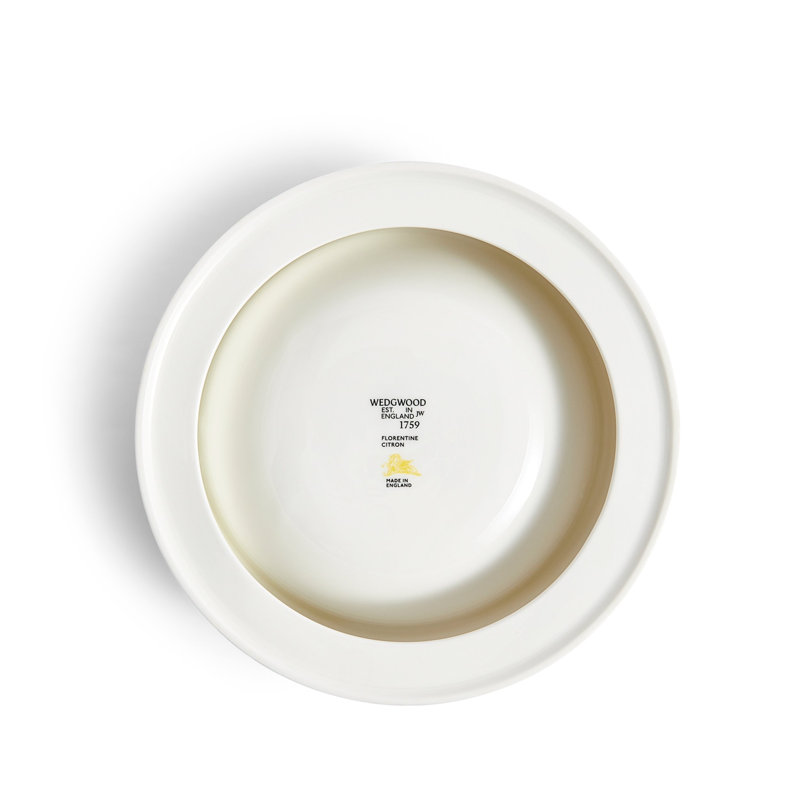 Florentine Citron Pet Bowl 21cm 8.2in, Yellow