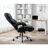 PU Leather Office Chair With Recline And Lumbar Support
