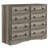 47 Inch Dresser For Bedroom, 8 Drawer Dresser With Large Drawers, Mid Century Modern Wide Wood Chest For Living Room, Hallway, Brownish Grey Color-577293717