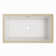 Undermount Bathroom Sink Rectangular, 27.6'' x 15.8'' White Rectangle Vessel Sink for Bathroom, Modern Ceramic Under Counter Sink with Overflow