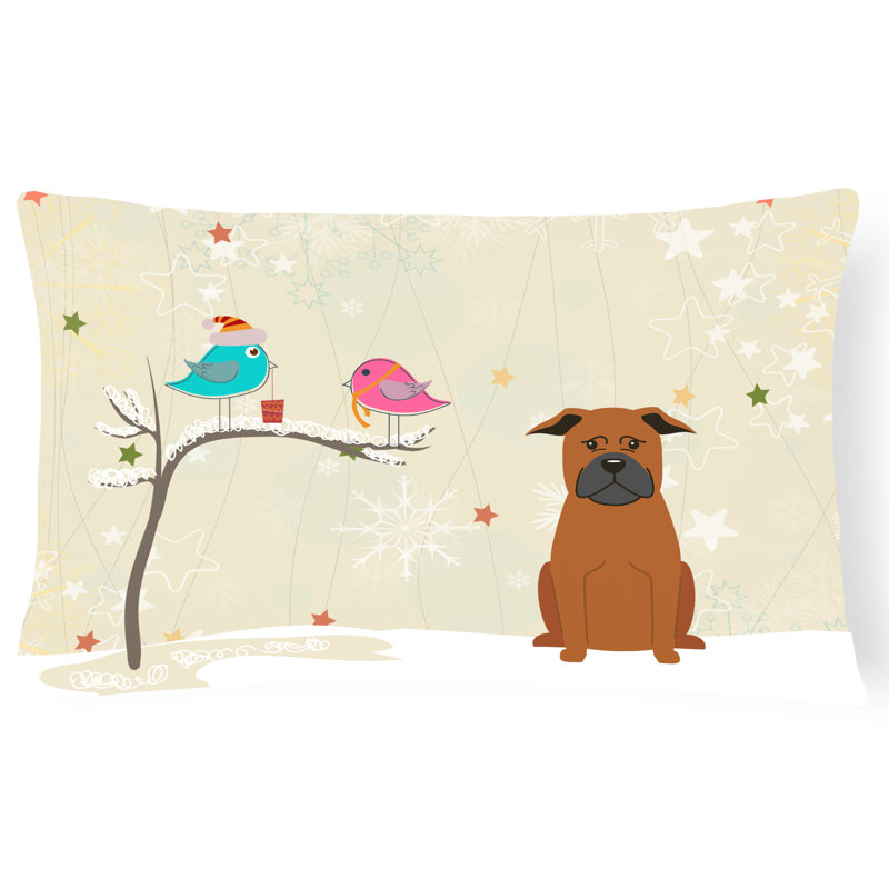 Coussin lombaire intérieur/extérieur neutre christmas fait main