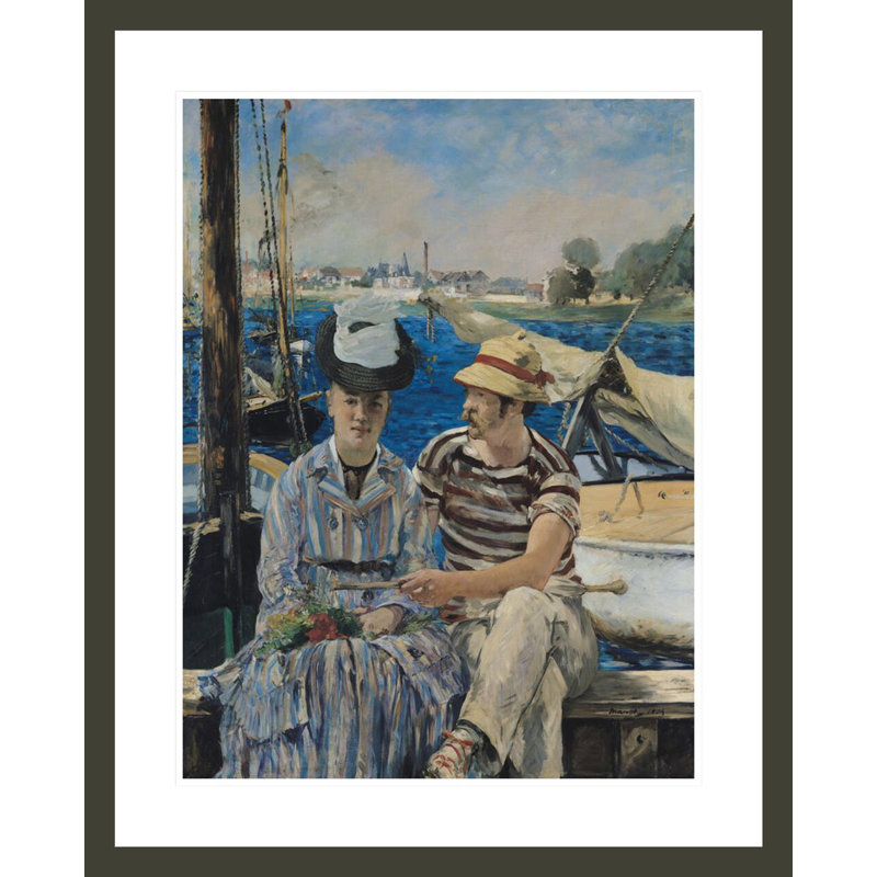 Argenteuil by Edouard Manet -Framed Giclee Print, 29.1" H x 23.5" W
