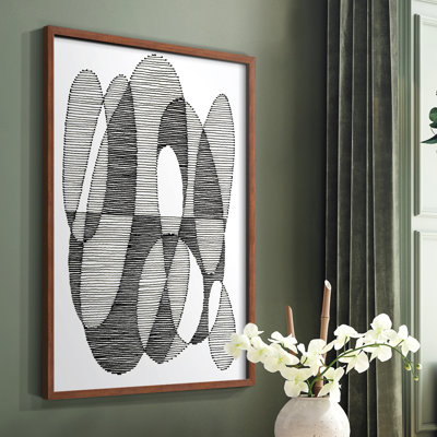 Opposite Day I Framed Print - Solid Wood