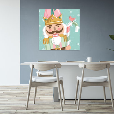 Festive Christmas, art contemporain abstrait pastel