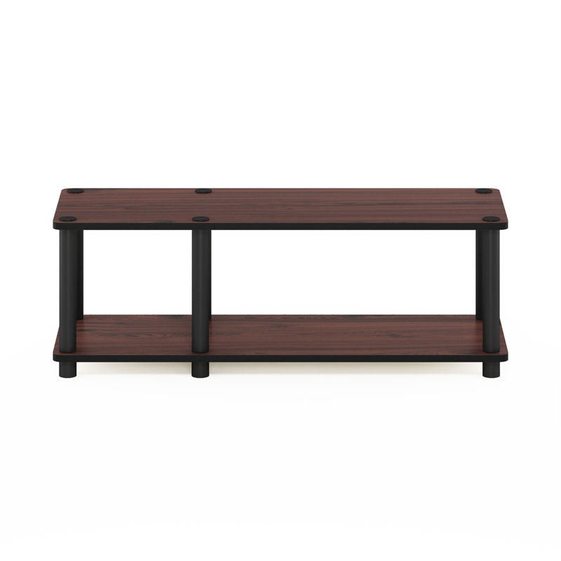 Unfinished TV Stand for TVs up to 32", Dark Cherry/Black