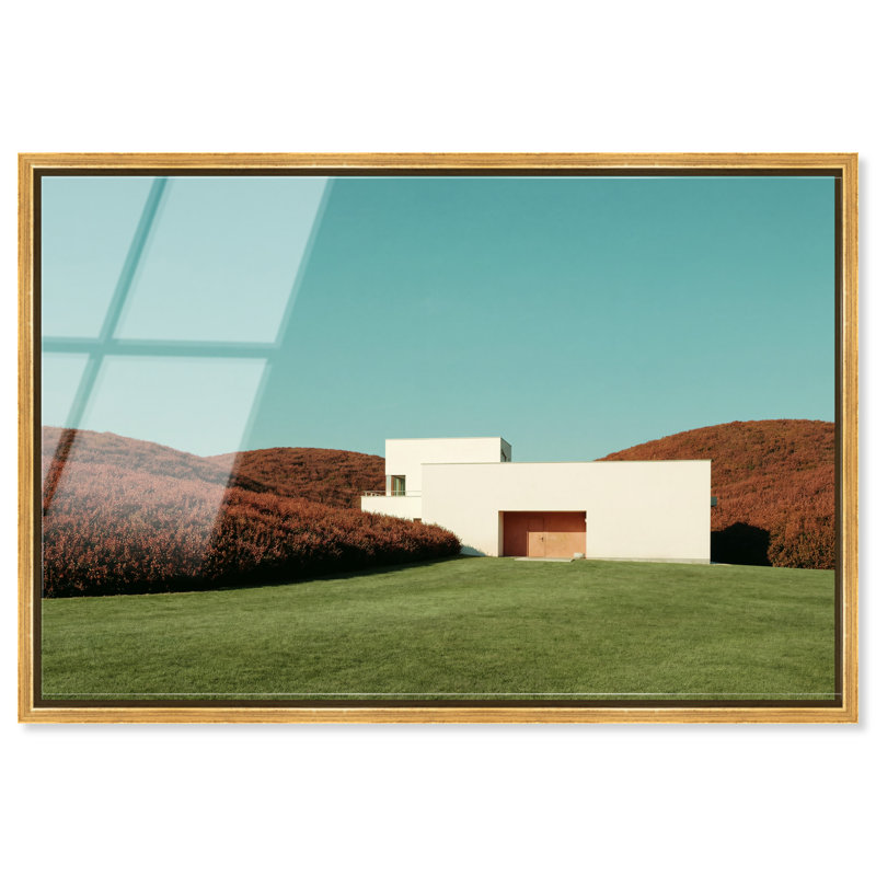 Surreal Architecture High-Gloss Frameless Acrylic Glass Wall Art Landscape & Nature Print by Oliver Gal, Ready to Hang, 15 x 10