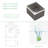 Undermount Kitchen Bar Sink 16 Gauge  Sink with Bottom Grid-124063262-131100609