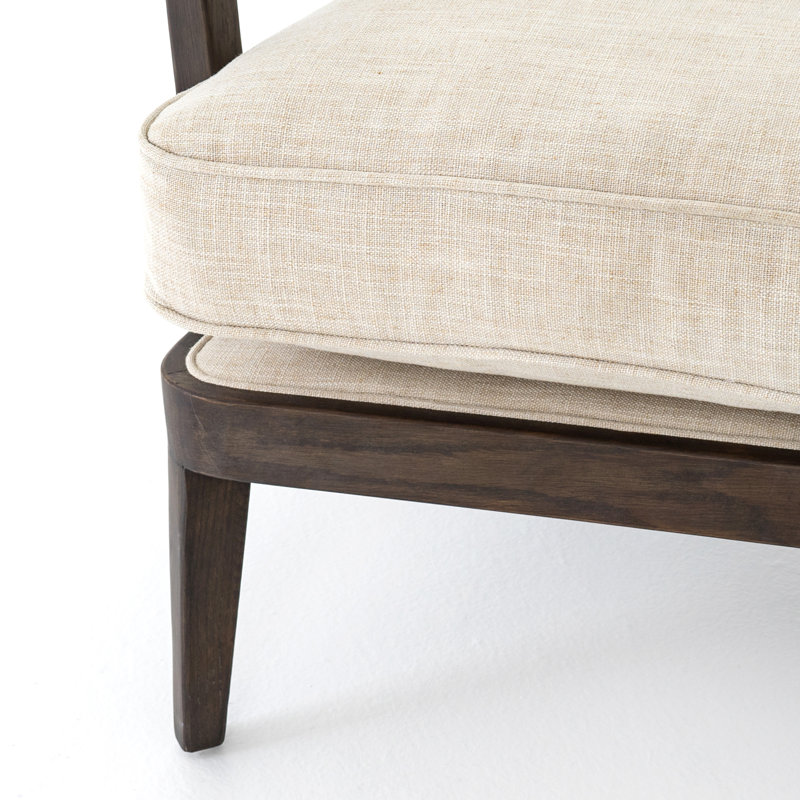 Lennon Armchair, Heirloom Black Genuine Leather