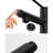 Matte Black Single Handle Bathroom Tap, 1 Hole Deck Mount, Flow & Fountain Feature, Scratch, Water Conservation, Simple Install Sink Faucet, Dual Scratch Finish, Saving, Quick Kit-125364373