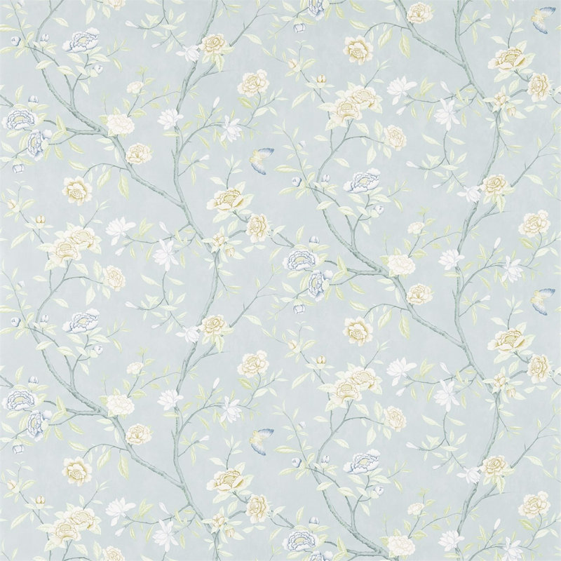 Nostell Priory Wallpaper, Blue/Ivory