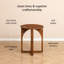Sartaj Solid Wood Cross Legs Side Table-936826023