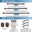 Sweitzer Adjustable 0.62'' Single Curtain Rod-148547068-148547065