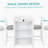 Modern Dining Table Set for 2 with Charging Station & 3-Tier Adjustable Storage | Space-Saving Kitchen Set with Upholstered Chairs for Small Spaces, Apartment-1746439336-1746439342