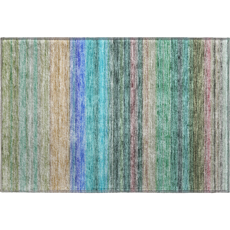 Tapis sauge de qualité supérieure Prisco, Rectangle 1 pi 8 po x 2 pi 6 po