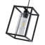 Elijahwan 1 - Light Black Square/Rectangle Pendant