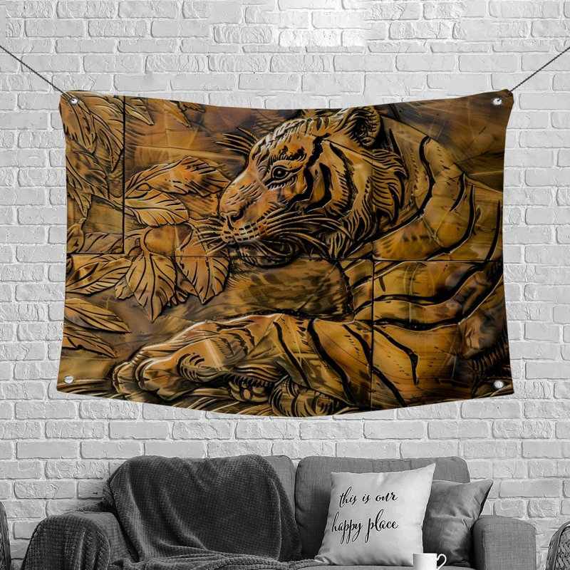 Microfiber Fabric Tapestry, 88" H x 104" W