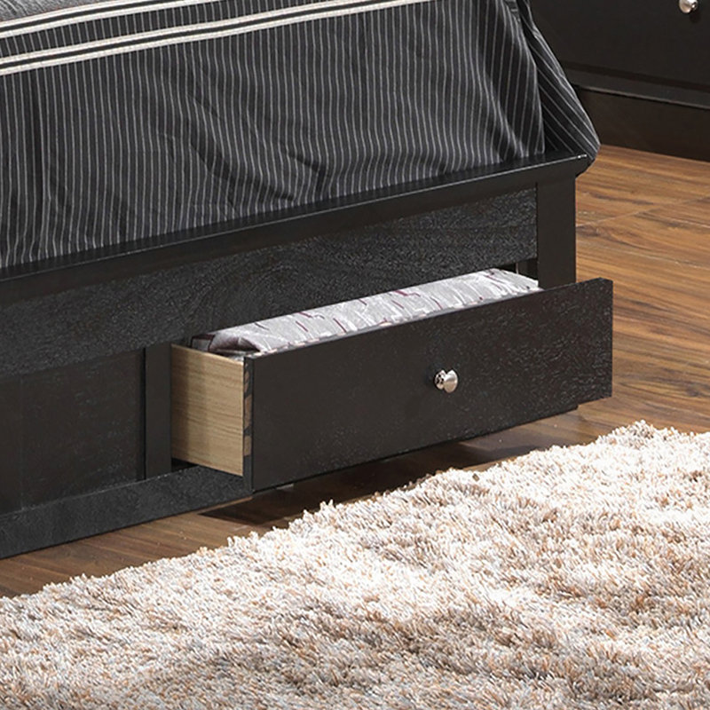 Luxurious Storage Bed For Ultimate Comfort And Functionality, Queen, Black