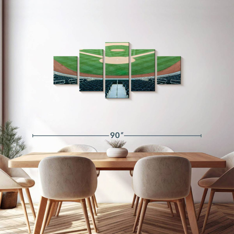 Baseball Stadium, 30" H x 68" W