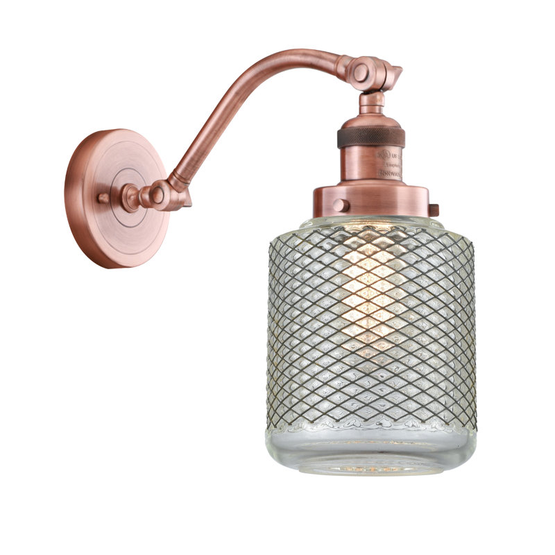 Iyana Armed Sconce, Antique Copper