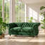 Canapé Chesterfield deux places en velours capitonné Christopher Knight Home, 157 cm L x 86 cm P x 70,5 cm H