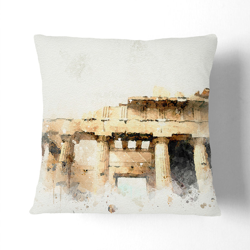 Square Throw Cushion, Black, 55cm H x 55cm W x 20cm D