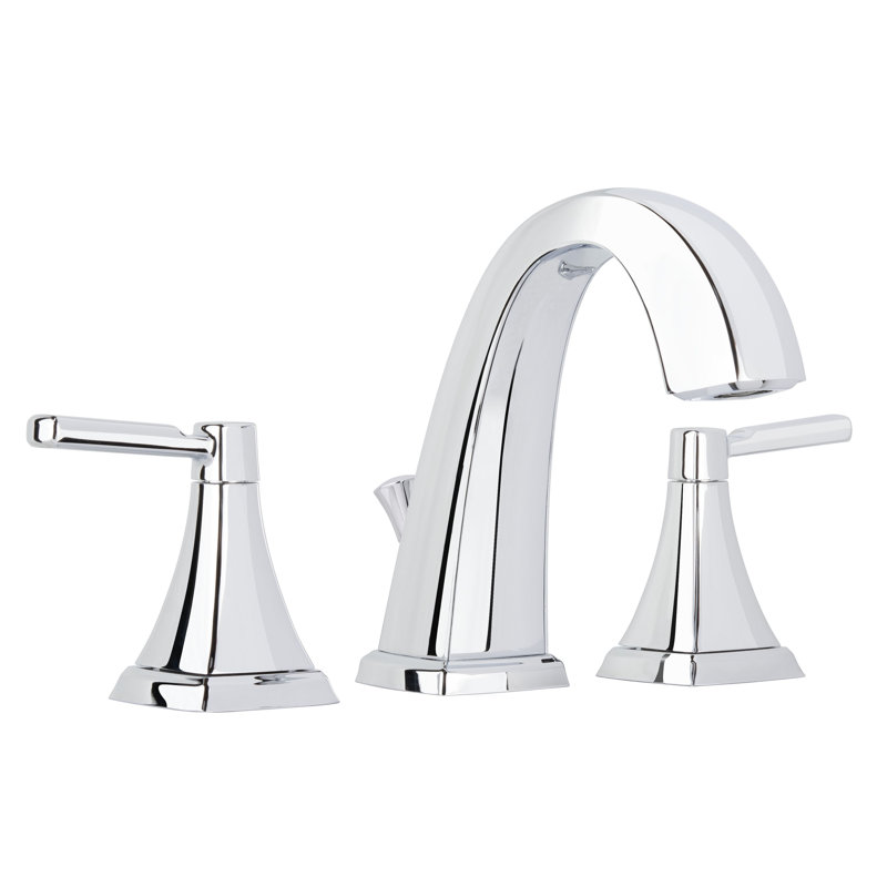 Elysa 1.2 GPM Widespread Bathroom Faucet with Pop-Up Drain Assembly, Polished Chrome