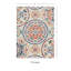 Tapis ivoire / bleu touffeté à la main à motif floral Equelle-1007858375