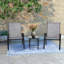 Ensemble bistro de patio 3 pièces, ensemble de chaises rondes et de table pliante pour 2 personnes Adel (ensemble de 3),-1916205492