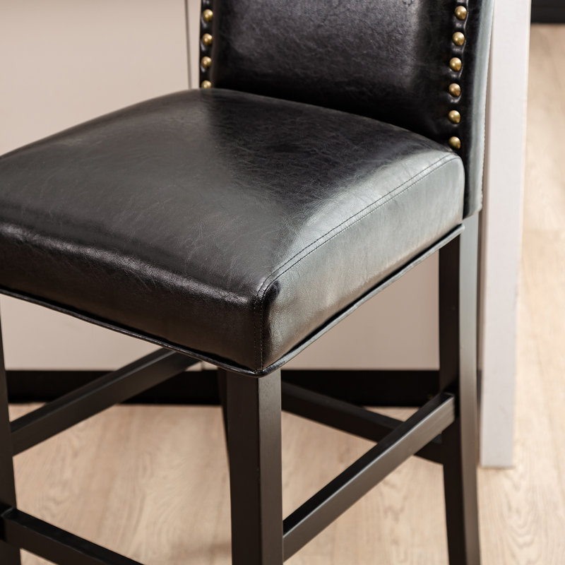 Tabouret de bar 28,75 po Aichele, Noir
