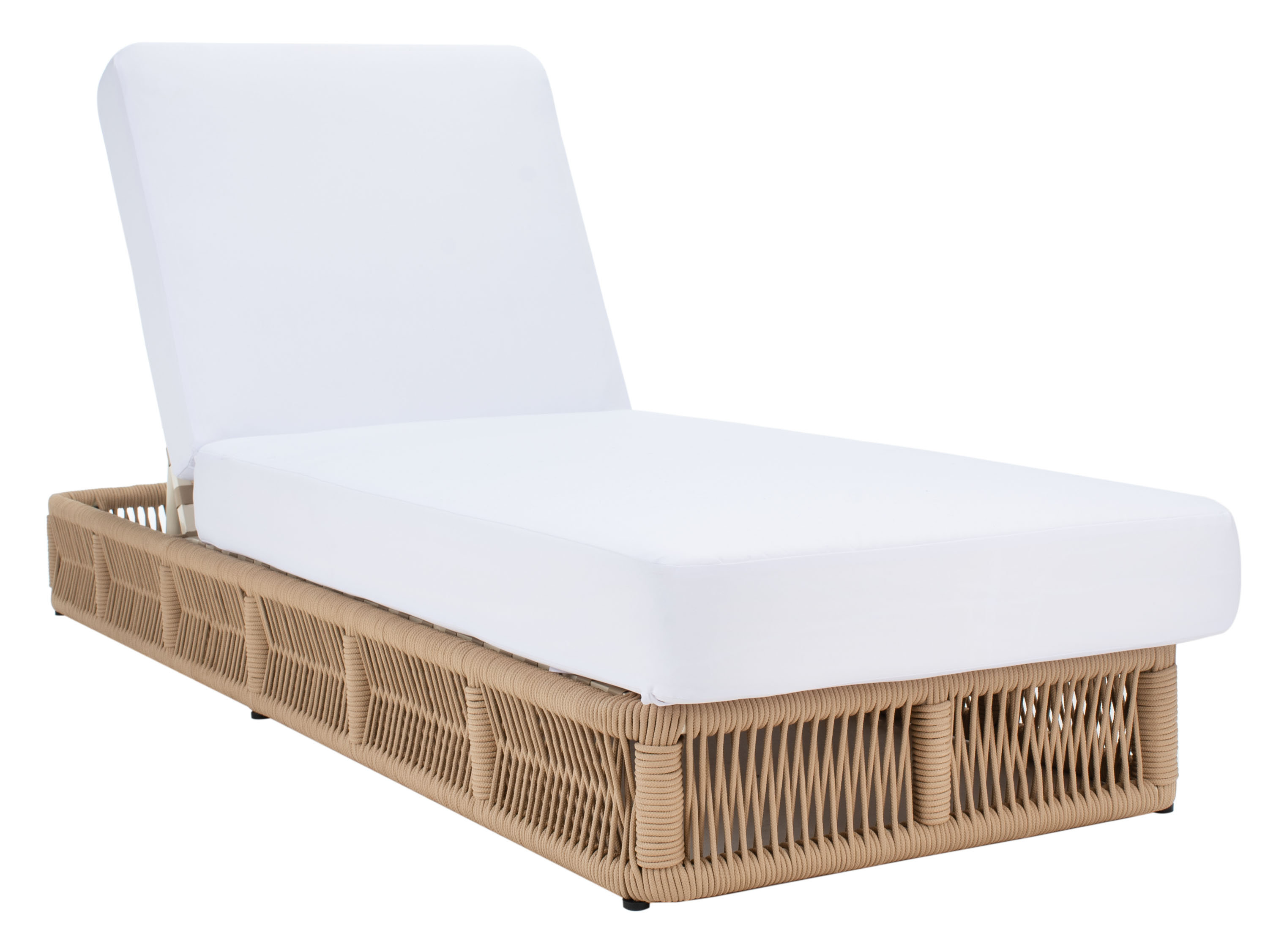 White outdoor chaise lounge cushions sale