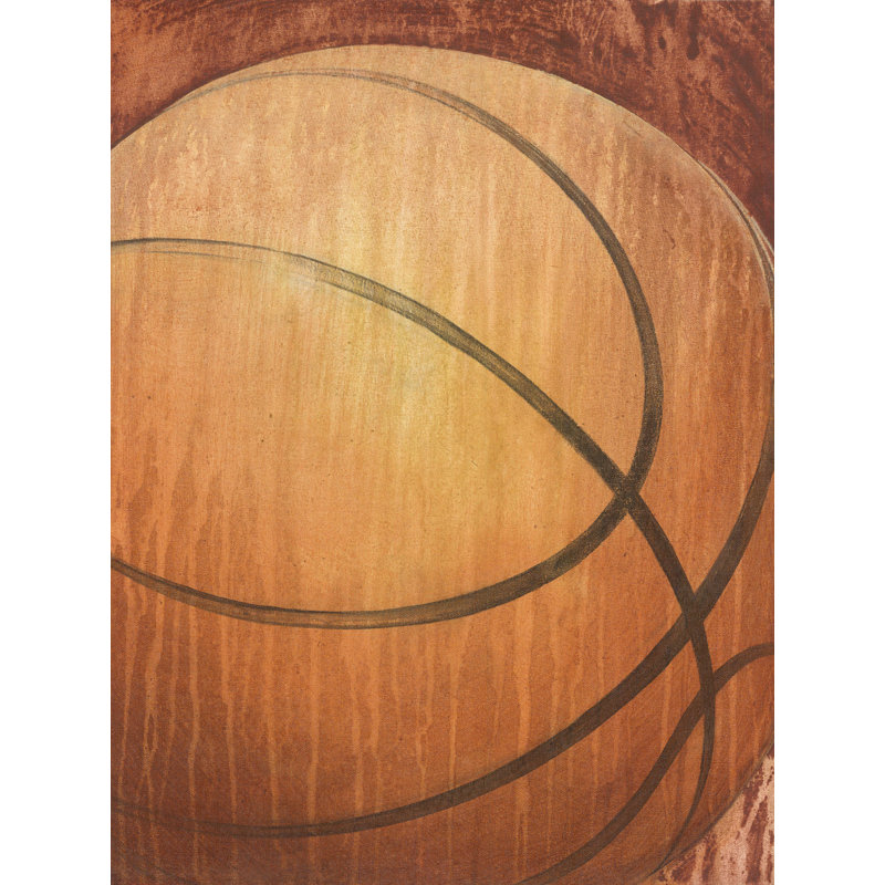 Basketball - Impression sur toile tendue, H 16 po x l 12 po