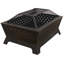 Rectangle Steel Smokeless Fire Pit