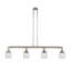 Luminaire suspendu linéaire à 4 lumières pour îlot de cuisine Mora-32986400-32986403-32986412