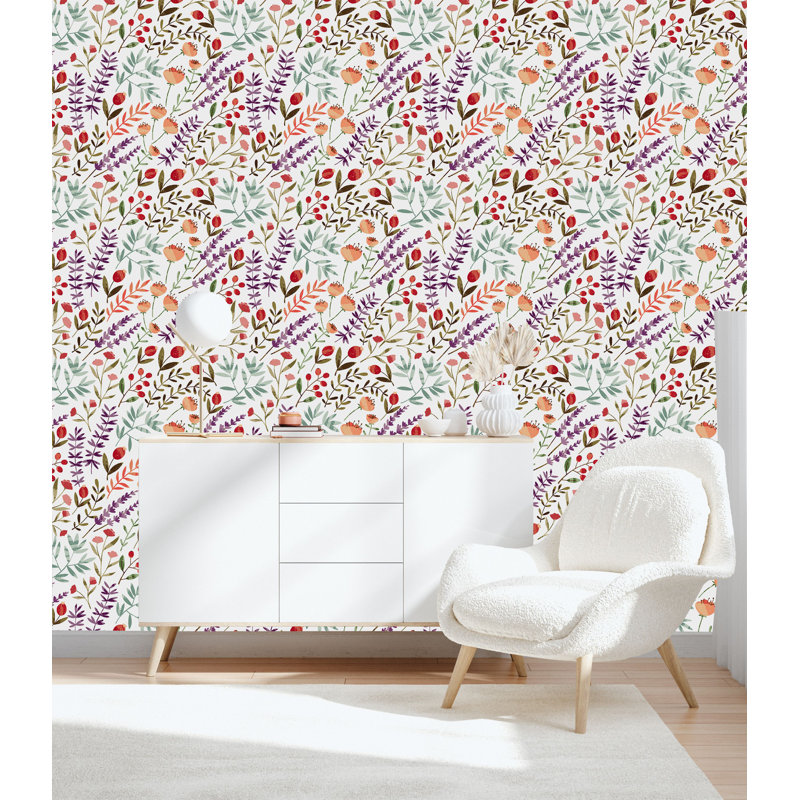 Panneau de papier peint, L 18,75 po x l 25 po, Vinyle