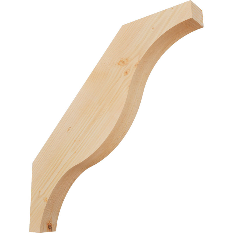 Attelle de genou Funston, Sapin de Douglas, Lisse, H 30 po x l 3,5 po x P 30 po